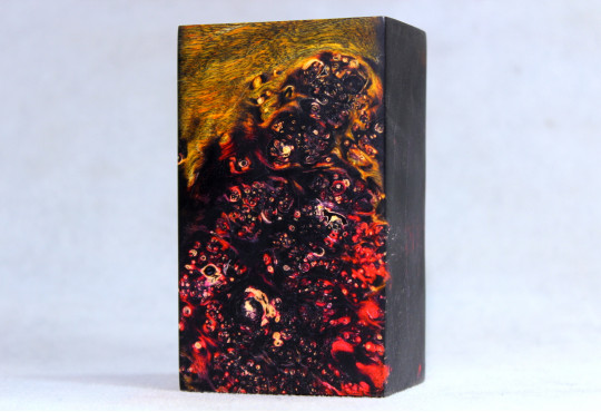 Stabilized Maple Burl Wood Mod Block